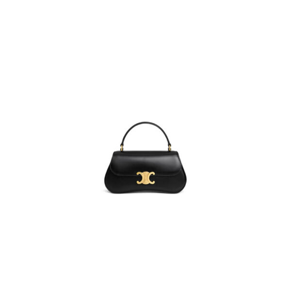 CELINE TEEN CELINE LOLA bag in shiny calf leather(High-end Grade)
