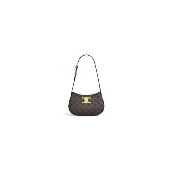 CELINE TILLY medium bag in shiny calf leather