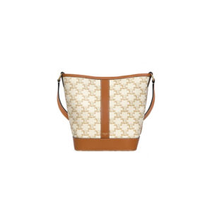 White CELINE SMALL BUCKET