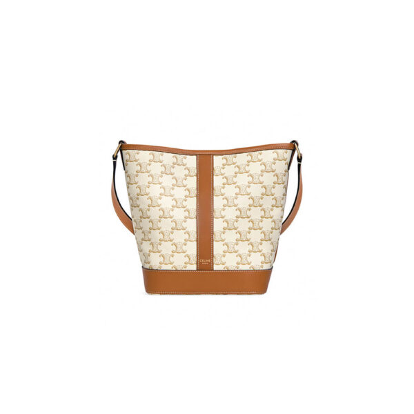 White CELINE SMALL BUCKET
