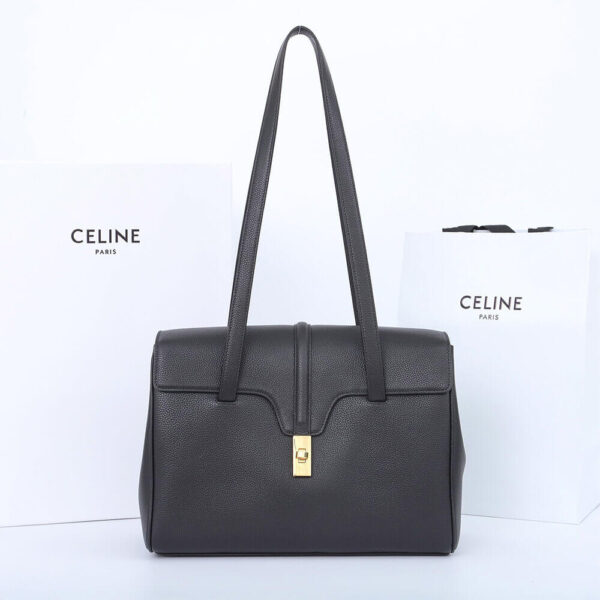 CELINE Medium Soft 16 Bag in Smooth Calfskin(High-end Grade) - Image 2