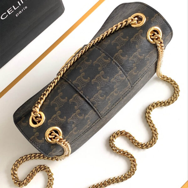 Medium CELINE VICTOIRE BAG WITH LOGO PRINT - Image 5