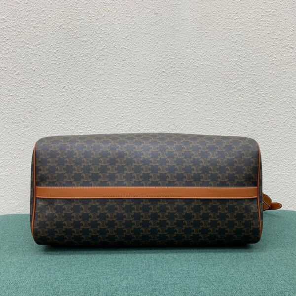 CELINE Large Travel Bag in Logo Print and Calfskin - Image 5