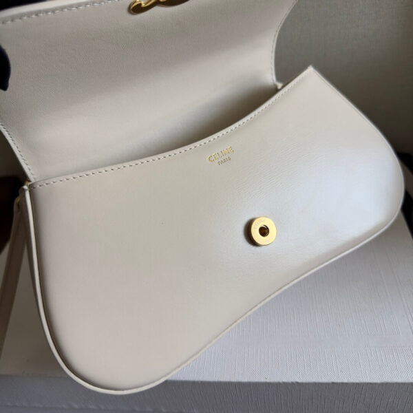 CELINE TEEN CELINE LOLA bag in shiny calf leather(High-end Grade) - Image 7