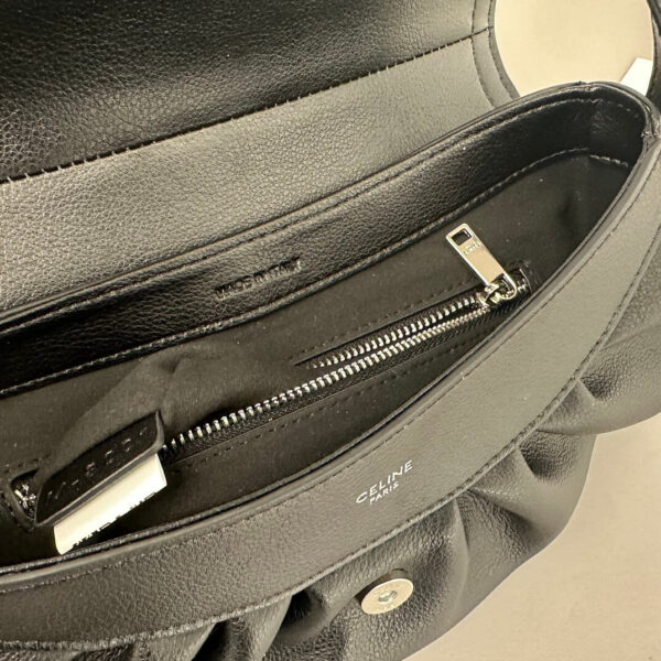 CELINE TEEN CELINE POLLY BAG IN SOFT CUFF LEATHER - Image 8